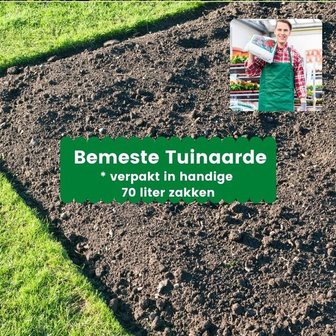 Bemeste Tuinaarde 1960 liter (28x70 liter)